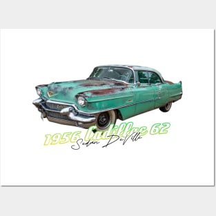 1956 Cadillac 62 Sedan Deville Posters and Art